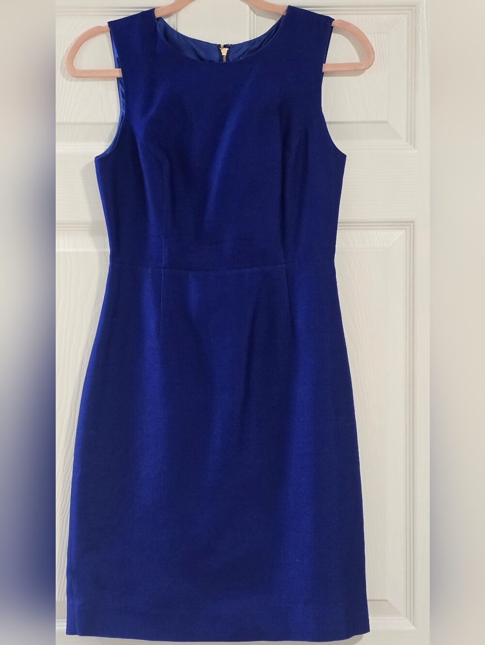 Kate Spade New York Royal Blue Sleeveless Sheath Mini Dress Size 2